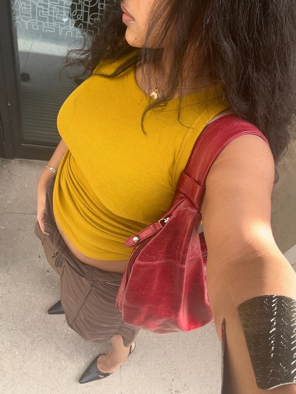 Women’s Mustard Ribbed / Golden Yellow Tank Top - Classic Sleeveless Style
